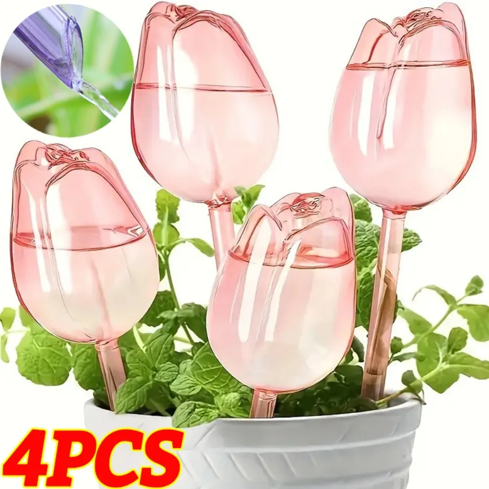Self Watering Insert - 4/1 قطعة، جهاز ري أوتوماتيكي بالتنقيط،
