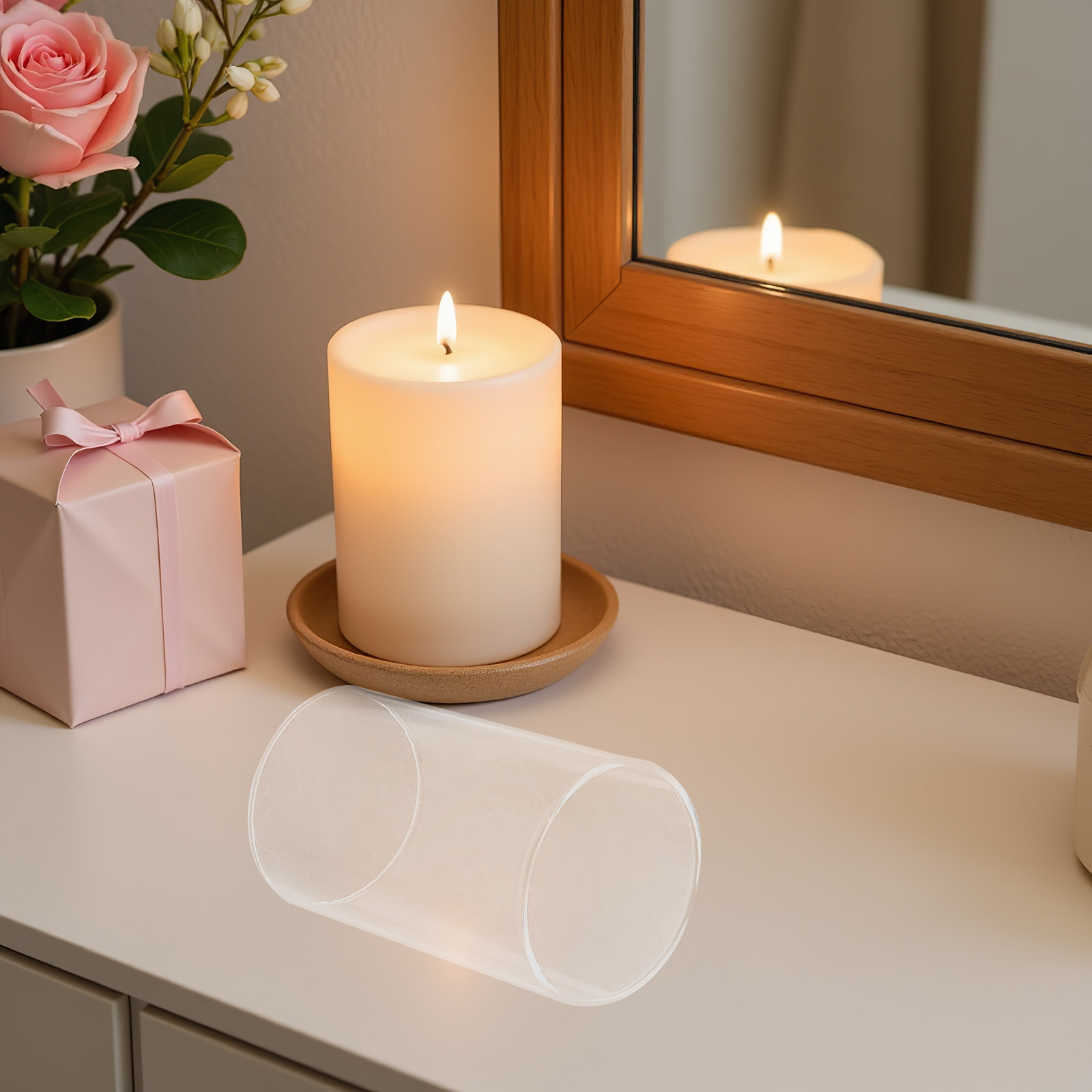 غطاء زجاجي شفاف، تصميم مفتوح م - مراجعة Plastic Dome Clear وسعره
