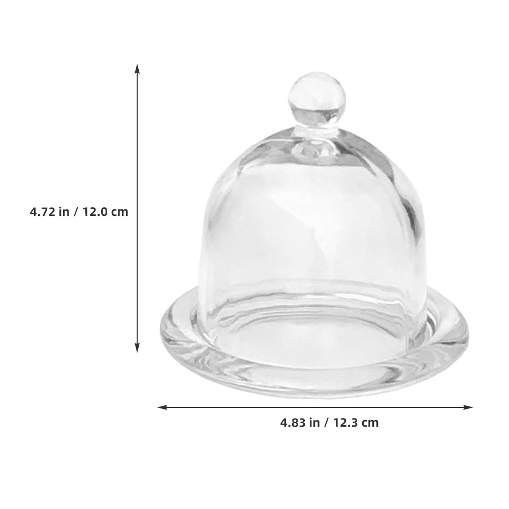 قطعتان من حامل الكيك الزجاجي ا - مراجعة Plastic Dome Clear وسعره