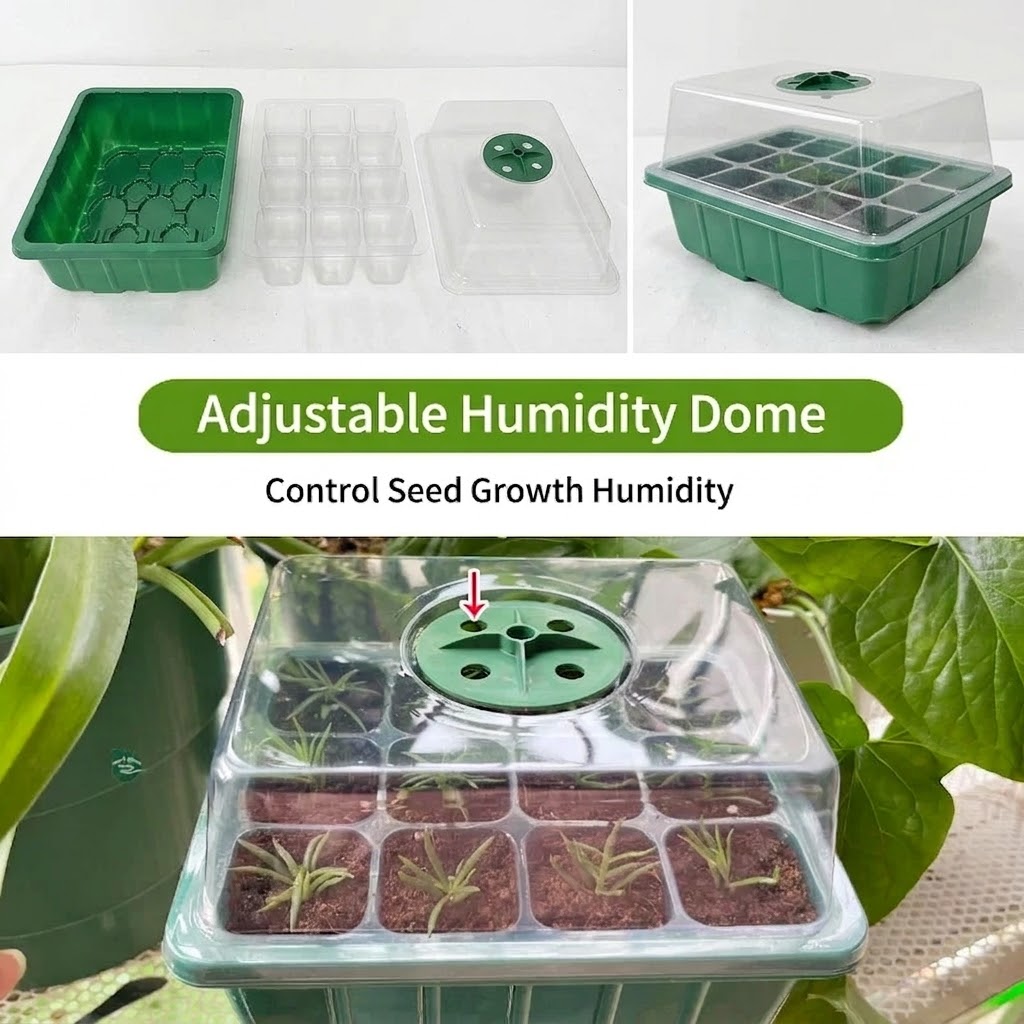 صينية زراعة البذور مع مجموعة إ - مراجعة Humidity Dome Kit وسعره